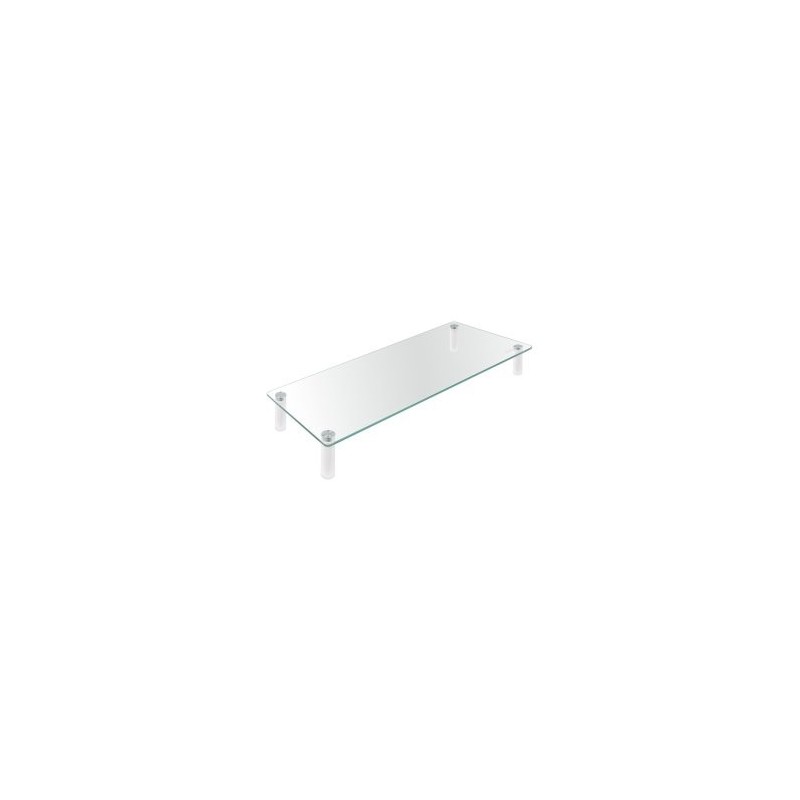 Soporte elevador tooq de vidrio para monitores