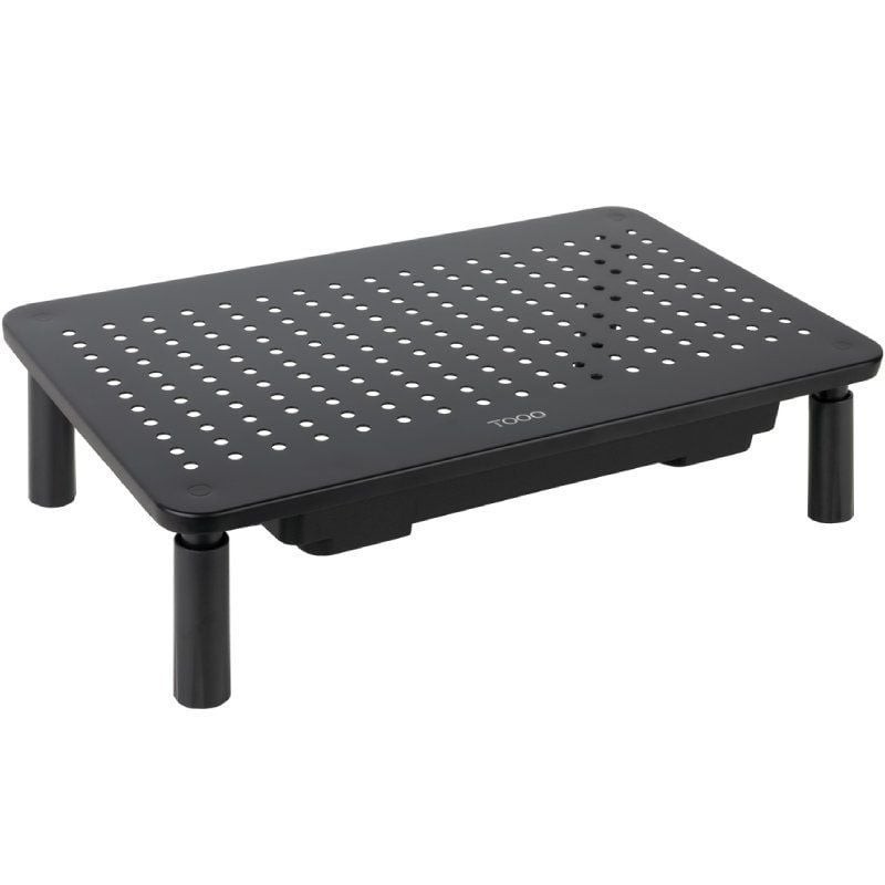 Elevador soporte de monitor tooq tqmr087 negro