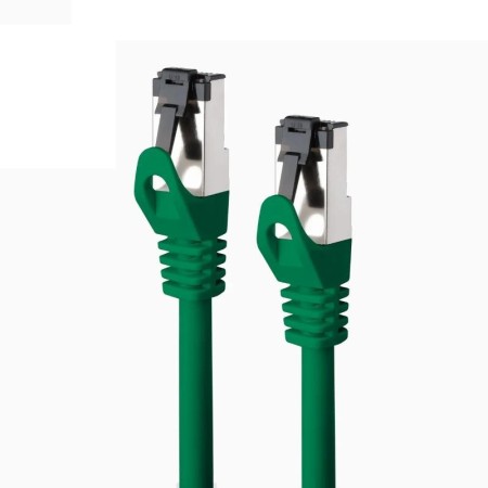 Nanocable Cable red Cat. 8.1 2GHZ SSTP Verde 0,25m