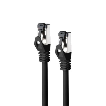 Nanocable Cable red Cat. 8.1 2GHZ SSTP Negro 1m