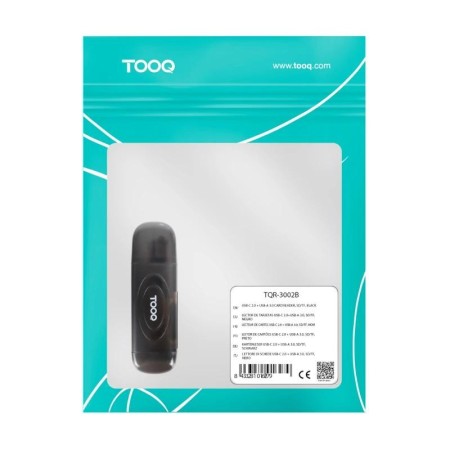 Lector tarjetas tooq usb - a 3.0 - sd - tf - negro
