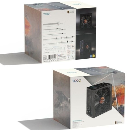 Fuente alimentacion tooq tqhelios - 650sp gaming atx 650w