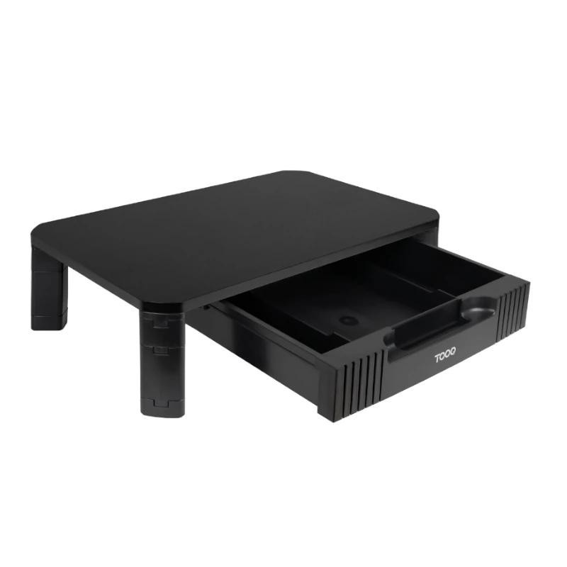 Elevador soporte de monitor tooq tqmmpd02 multiusos con cajon