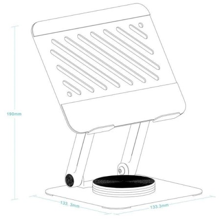 Soporte para Tablet TooQ PH-NARVI-S/ Plata
