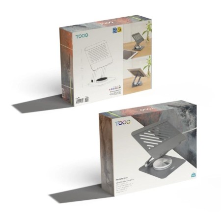 Tooq Soporte mesa 360º dispositivos hasta 13″ Gris