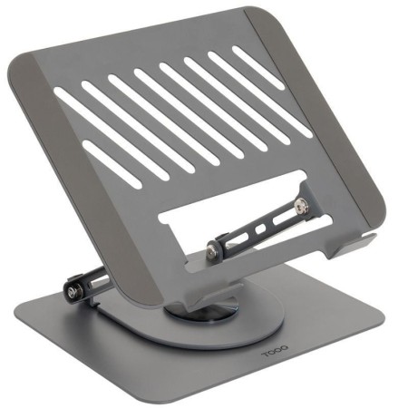 Soporte - base elevador tooq para portatil 17 pulgadas plata