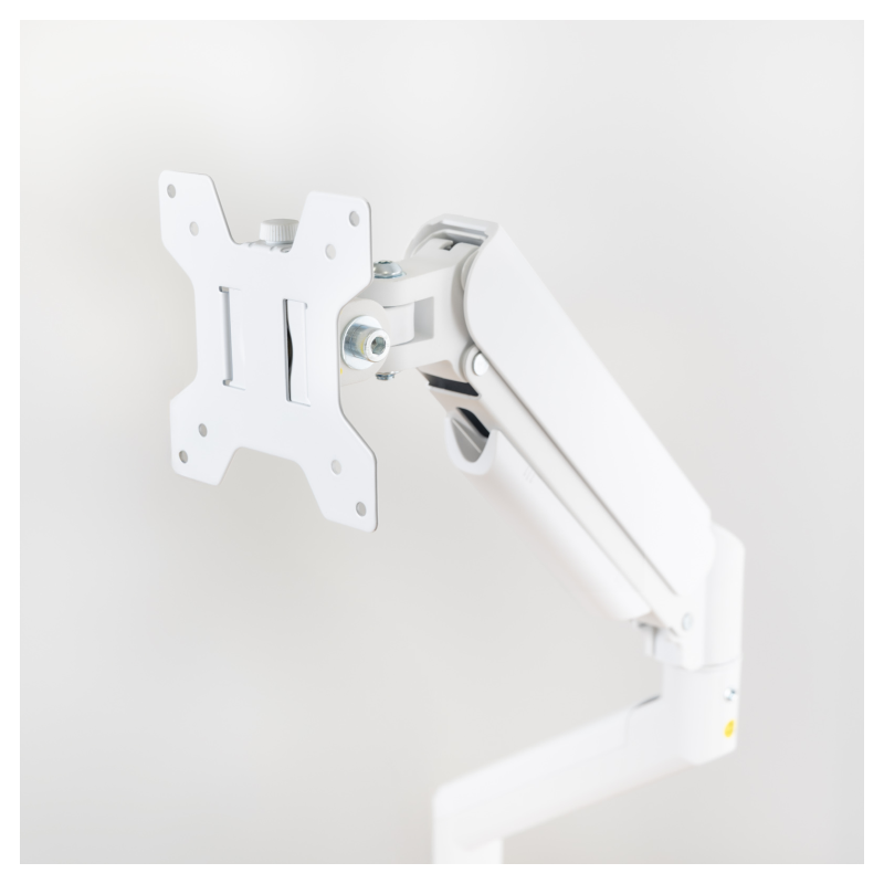 Soporte mesa tooq vesa hasta 34 pulgadas 100x100mm max 10kg blanco