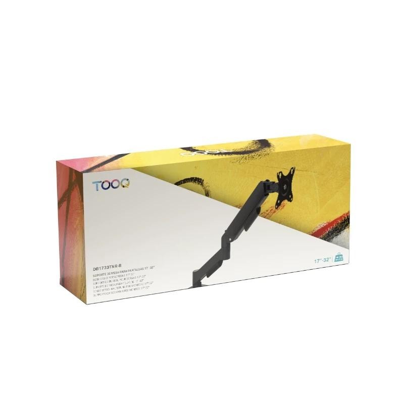 Soporte mesa tooq vesa hasta 32 pulgadas 100x100mm max 9kg