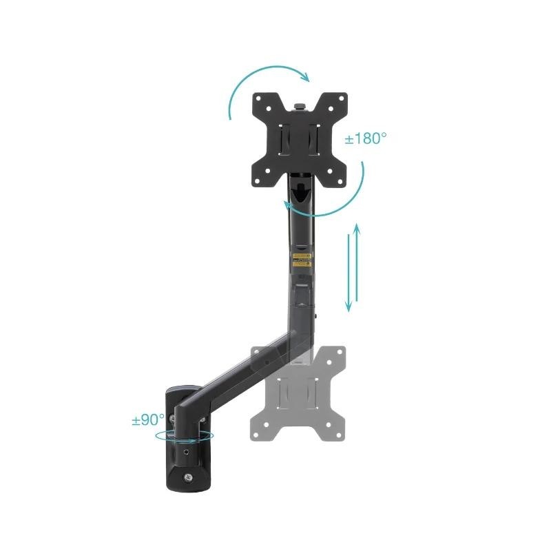 Soporte mesa tooq vesa hasta 34 pulgadas 100x100mm max 10kg