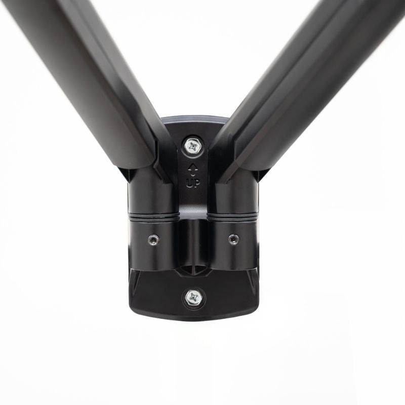 Soporte mesa tooq vesa hasta 34 pulgadas 100x100mm brazo doble max 10kg - brazo
