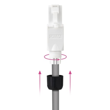 Conector rj45 nanocable utp cat.6a auto - crimpable (10 ud)