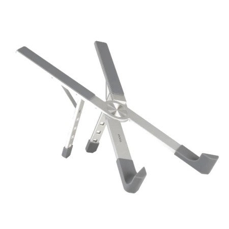 Soporte - base elevador tooq para portatil 17 pulgadas plata