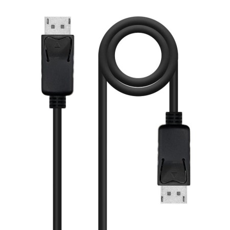 Cable DisplayPort 1.4 8K Nanocable 10.15.2801/ DisplayPort Macho - DisplayPort Macho/ 1m/ Certificado/ Negro