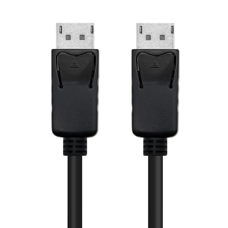 Cable DisplayPort 1.4 8K Nanocable 10.15.2801/ DisplayPort Macho - DisplayPort Macho/ 1m/ Certificado/ Negro