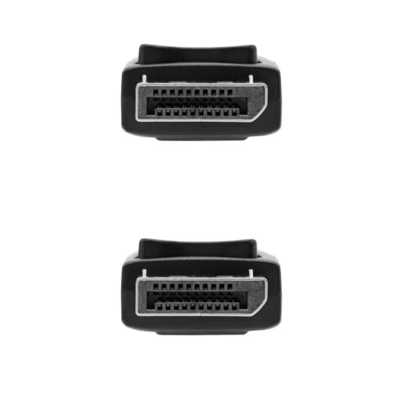 Cable DisplayPort 1.4 8K Nanocable 10.15.2801/ DisplayPort Macho - DisplayPort Macho/ 1m/ Certificado/ Negro