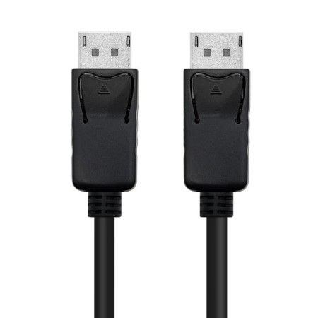 Cable DisplayPort 1.4 8K Nanocable 10.15.2803/ DisplayPort Macho - DisplayPort Macho/ 3m/ Certificado/ Negro