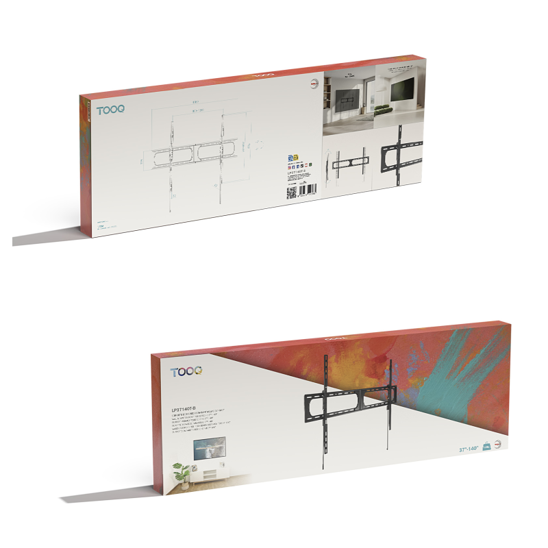 Soporte pared tooq vesa hasta 140 pulgadas 1200x800mm max 125kg