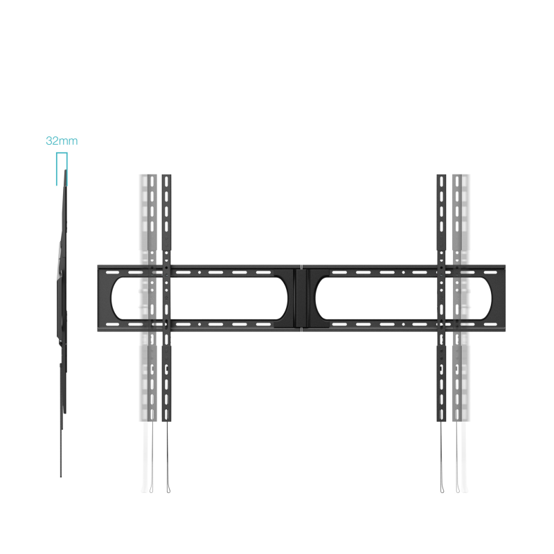 Soporte pared tooq vesa hasta 140 pulgadas 1200x800mm max 125kg