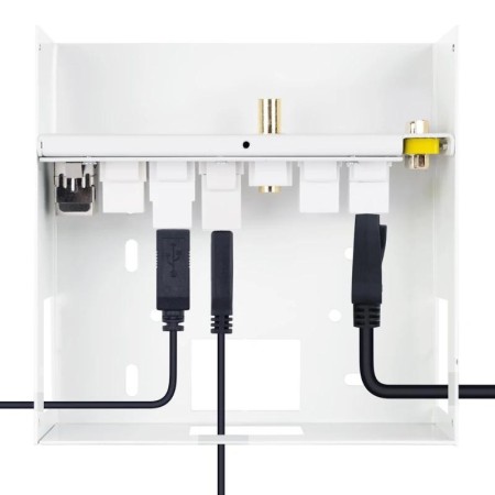 Caja de Conexiones Nanocable 10.35.0004/ VGA - 2x HDMI - Jack 3.5 - USB 3.0 - USB Tipo-C - USB 2.0 - RJ45