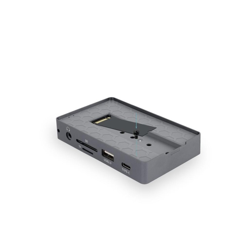 Carcasa disco duro tooq tqe - 2242g para ssd m.2 + hub 11 en 1