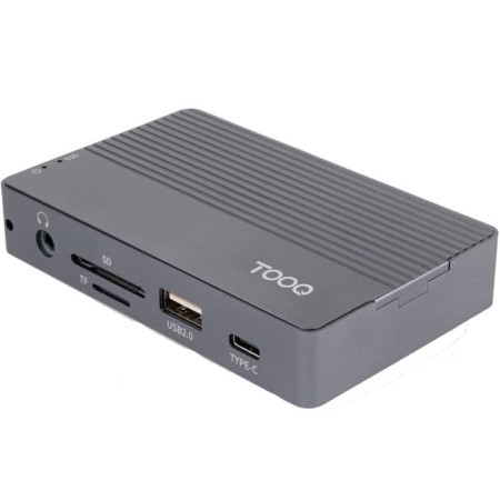 Carcasa disco duro tooq tqe - 2242g para ssd m.2 + hub 11 en 1