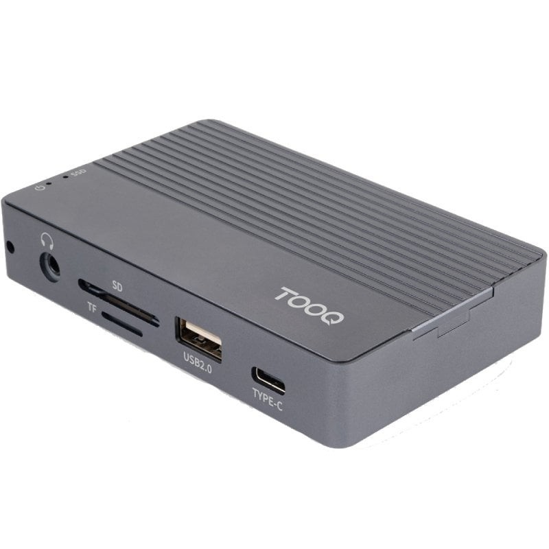 Carcasa disco duro tooq tqe - 2242g para ssd m.2 + hub 11 en 1