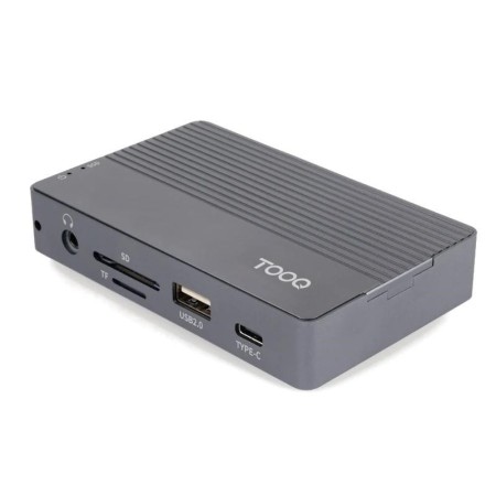 Carcasa disco duro tooq tqe - 2242g para ssd m.2 + hub 11 en 1
