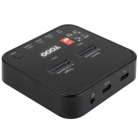 Duplicador disco duro ssd m.2 tooq tqds - 201b
