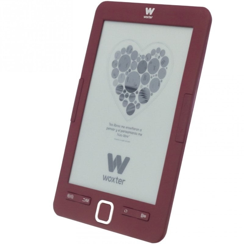 Libro Electrónico Ebook Woxter Scriba 195/ 6″/ Tinta Electrónica/ Rojo