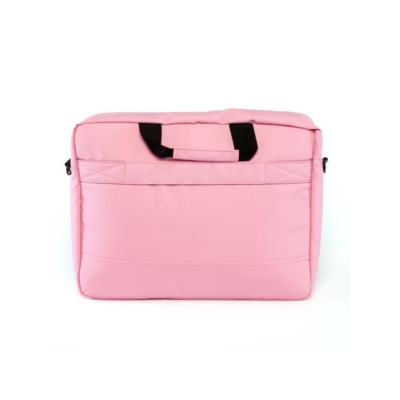 Maletin nilox style para portatil 15.6 pulgadas rosa