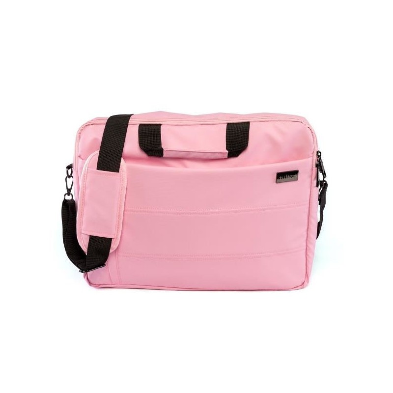 Maletin nilox style para portatil 15.6 pulgadas rosa