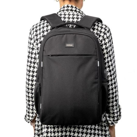 Mochila nilox style 15.6 pulgadas negro