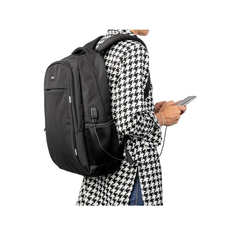 Mochila nilox style 15.6 pulgadas negro