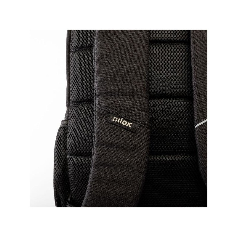 Mochila nilox style 15.6 pulgadas negro