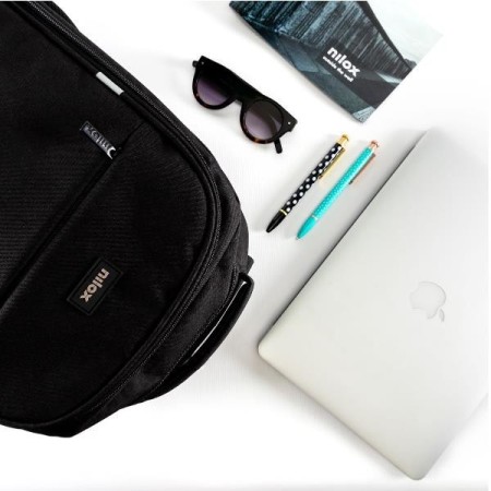 Mochila nilox style 15.6 pulgadas negro