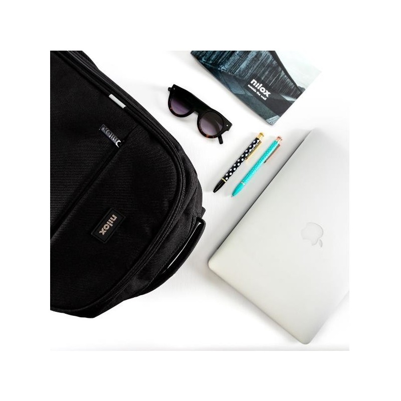 Mochila nilox style 15.6 pulgadas negro