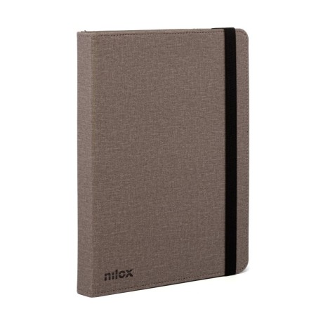 Funda con teclado nilox para tablet 10.5 pulgadas usb marron