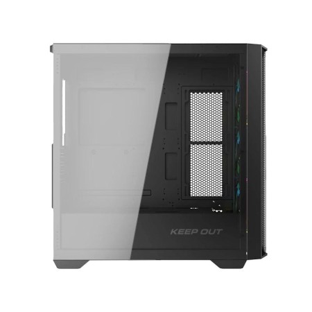Caja ordenador gaming keep out ko xc - 500 eatx argb cristal templado negra