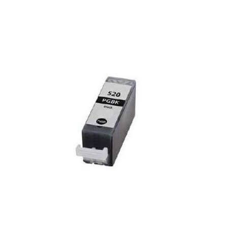 Cartucho de tinta compatible dayma canon pgi520 negro