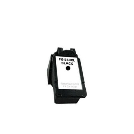 Cartucho de tinta compatible dayma canon pg560 xl negro remanufacturado (eu) (muestra nivel de tinta) 3712c001 - 3713c001 700 pa