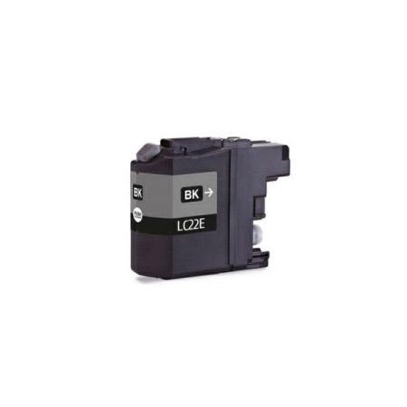 Cartucho de tinta compatible dayma brother lc22e xxl negro 2.4k