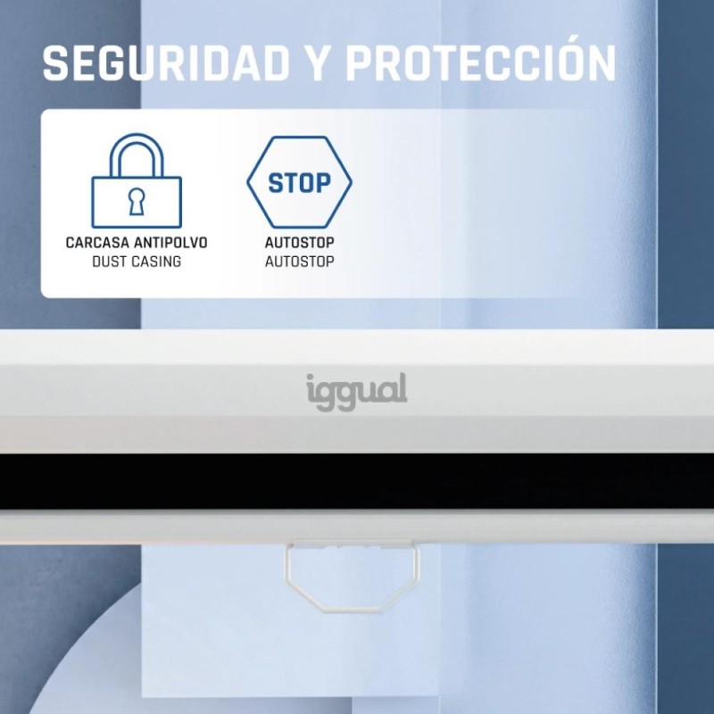 iggual Pantalla manual 1:1 112″ 200x200 cm