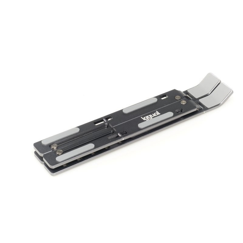 iggual Soporte elevador plegable portátil 17″ gris