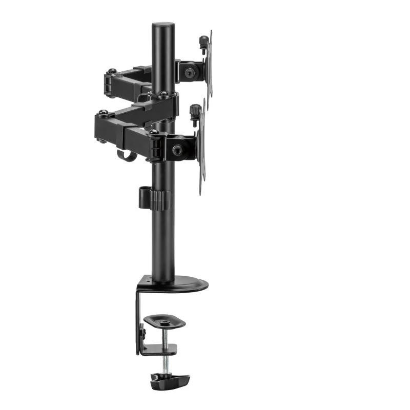 iggual SPM02 Soporte pinza mesa 2 monitores 17-32″