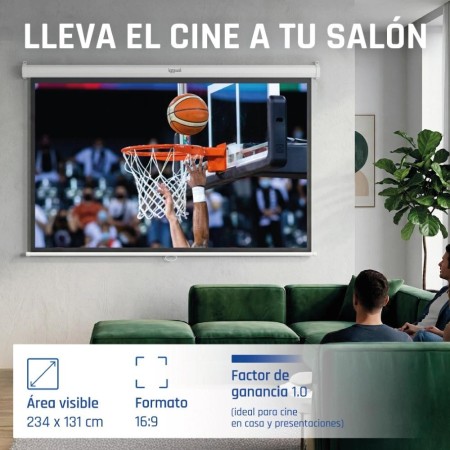 iggual Pantalla manual 16:9 106″ 234x131 cm