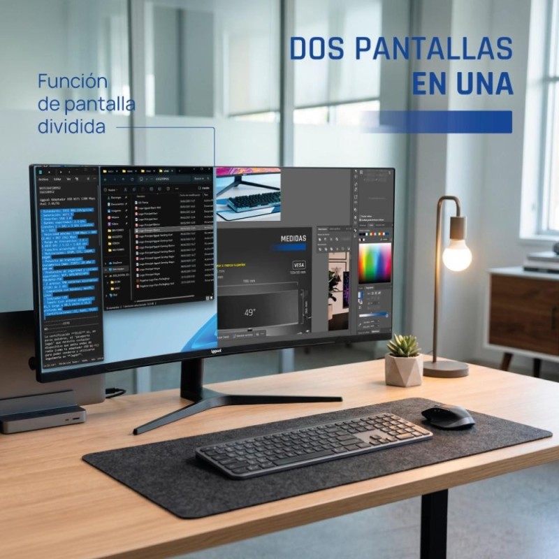 iggual Monitor 34″ UWQHD 1ms 2DP 2HDMI MM AA Curvo