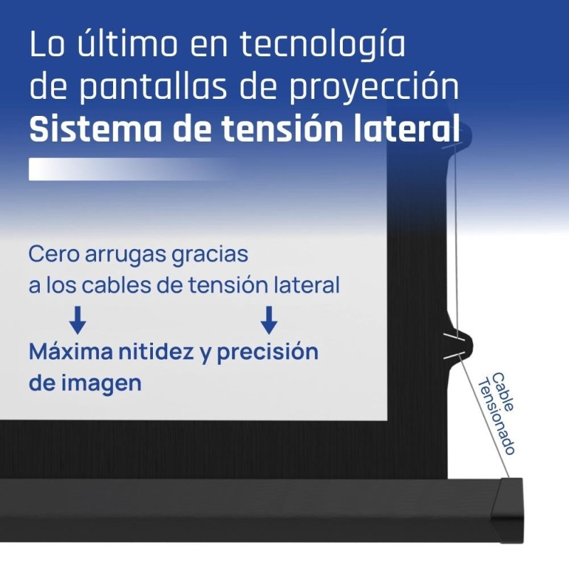 iggual Pantalla eléc tensionada 16:9 92″ 203x114cm
