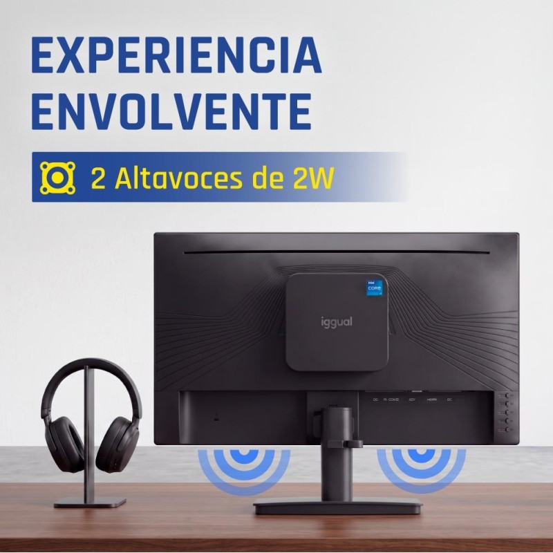 iggual Monitor 24″ 120Hz 1ms MM VESA Mini PC