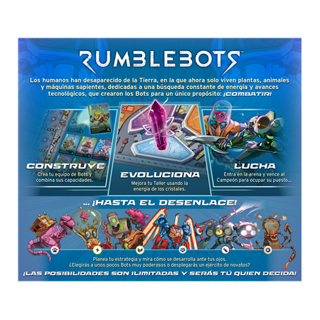 Juego de mesa rumblebots