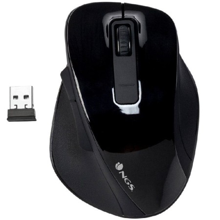 NGS Ratón Inalámbrico 2.4 GHz BOWBLACK16000DPI Neg
